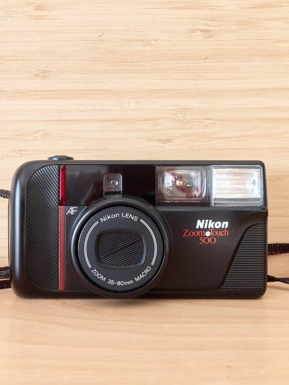 Nikon Zoom Touch 500 35mm Film Camera Vintage Point and Shoot Tested